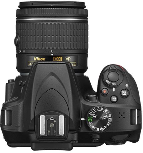 Nikon D3400 - 24.2 MP SLR Camera, AF-P 18 - 55mm f/3.5 - 5.6G VR Lens, Black