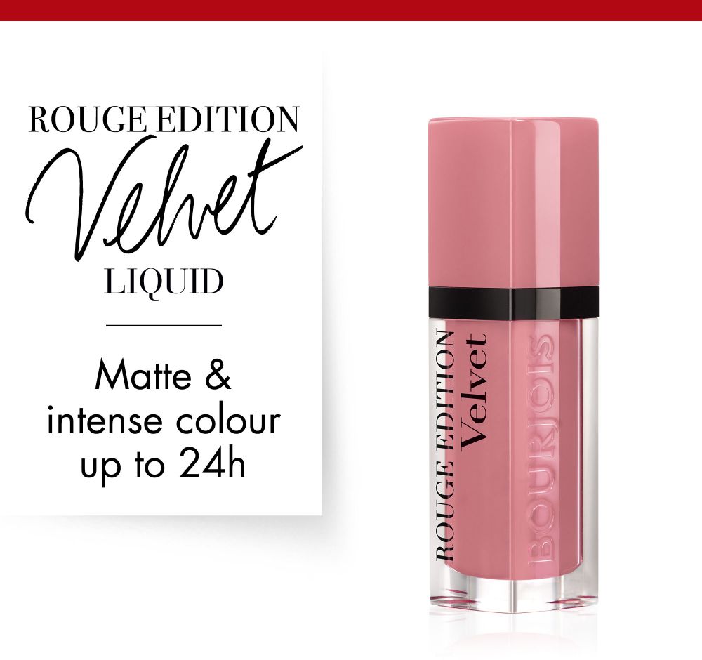 Bourjois, Rouge edition Velvet. Liquid lipstick. 10 Don’t pink of it !. Volume: 7.7ml - 0.26fl oz